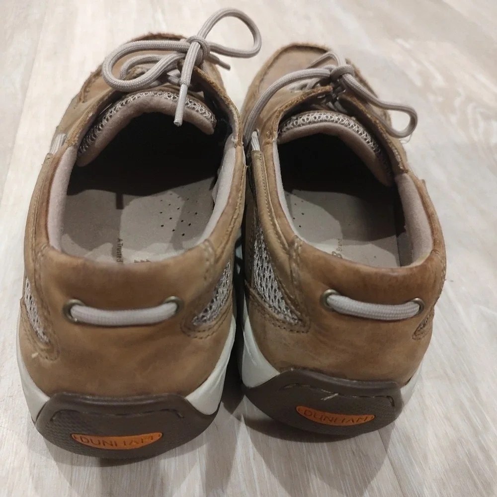 New Balance Dunham Captain‎ Loafer Boat Shoes Mens Sz 10 4E Deck Leather Wide